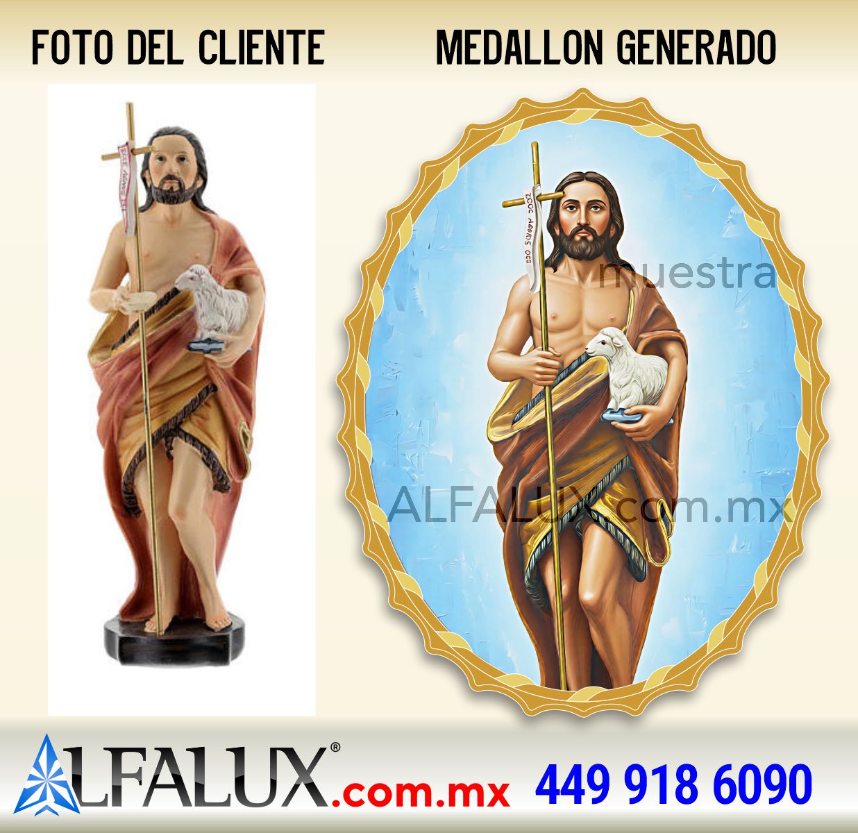 Medallones ANTES DESPUES San Juan Baustista 2026